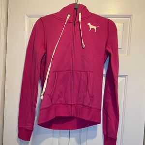 Pink hoodie